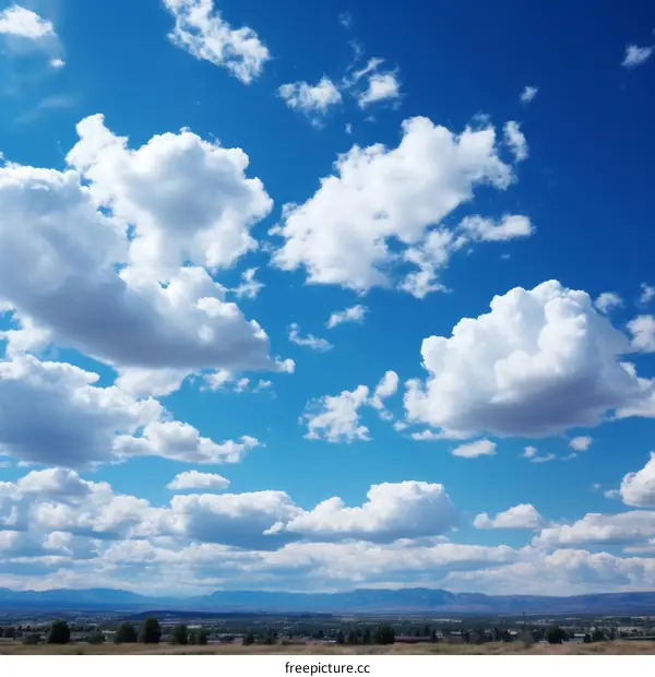 Blue Skies and Distant Mountains