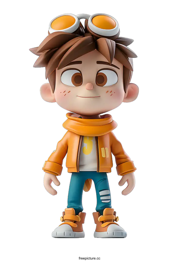 [Transparent Background PNG]Cute Cartoon Boy Character