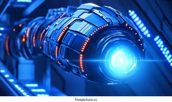 Futuristic Technology Device Illustration