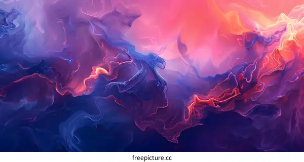 Colorful abstract painting