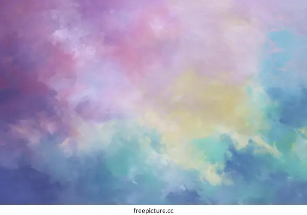Abstract Pastel Color Painting