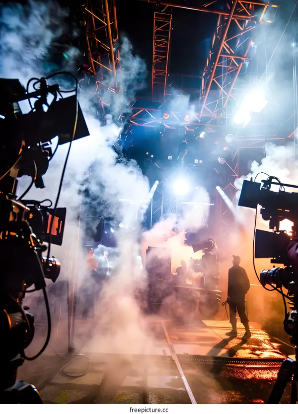 Behind the Scenes of a Live Music Concert