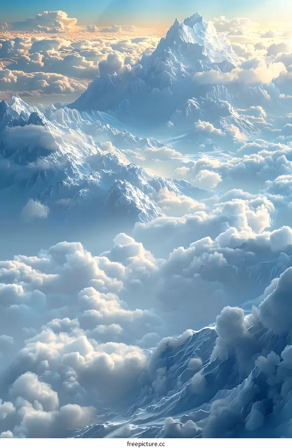 Awesome snowcapped mountains