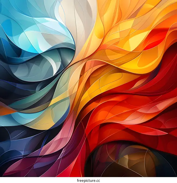 Colorful geometric pattern