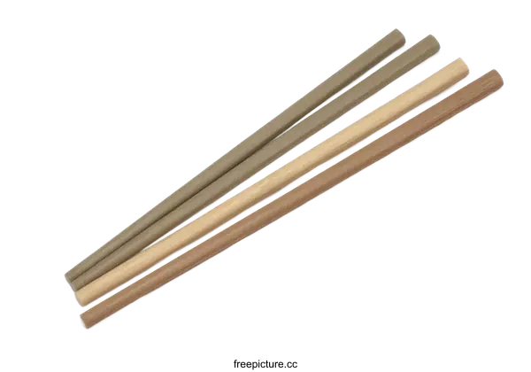 [Transparent Background PNG]Assortment of Wooden Chopsticks