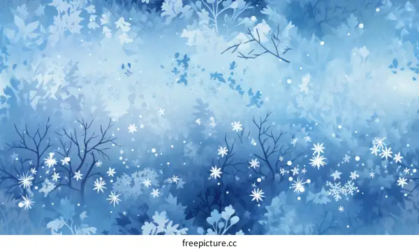 Blue Winter Wonderland