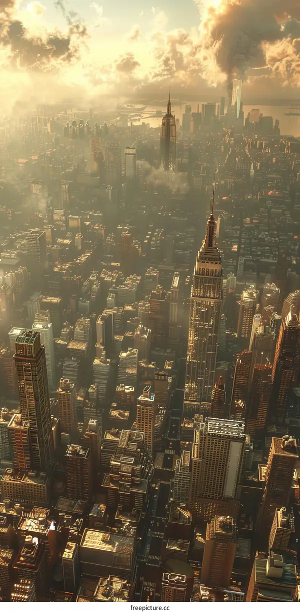 Aerial View of New York City