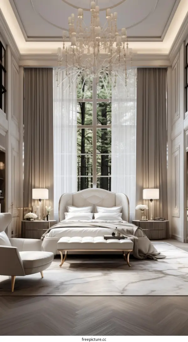 Elegant and Luxurious Master Bedroom Interior Design