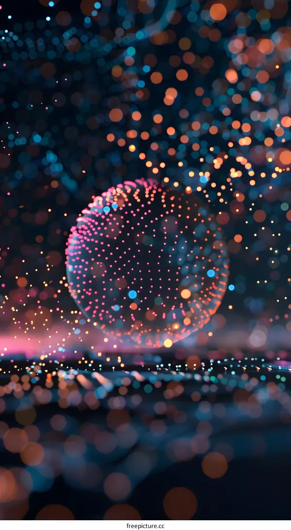 Abstract Sphere of Light and Color