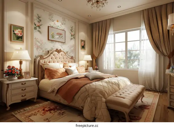 Elegant Classic Bedroom Interior Design