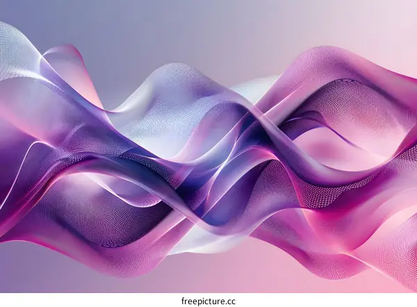 Wavy purple pink abstract background