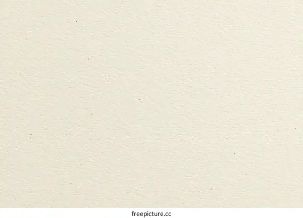 Plain Cream-Colored Paper Texture Background
