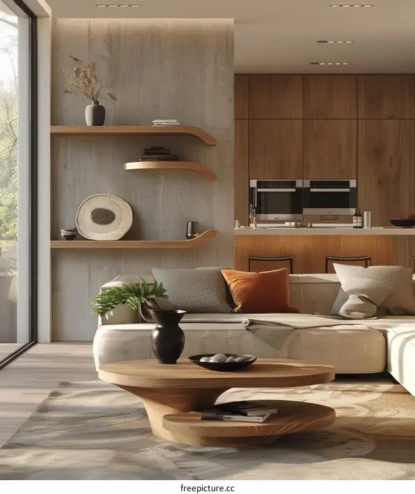 Modern Minimalist Living Room Interior