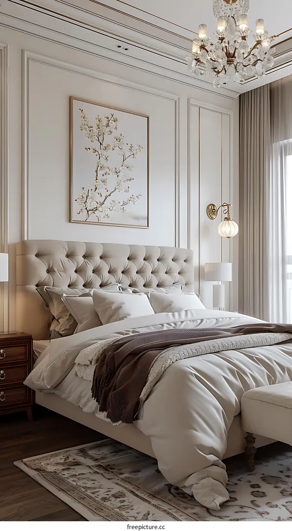 European-style bedroom