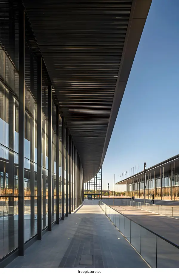 Modern Architecture Building Glass Facade Exterior