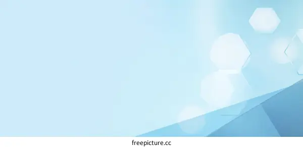Abstract Light Blue Geometric Shapes Background Design