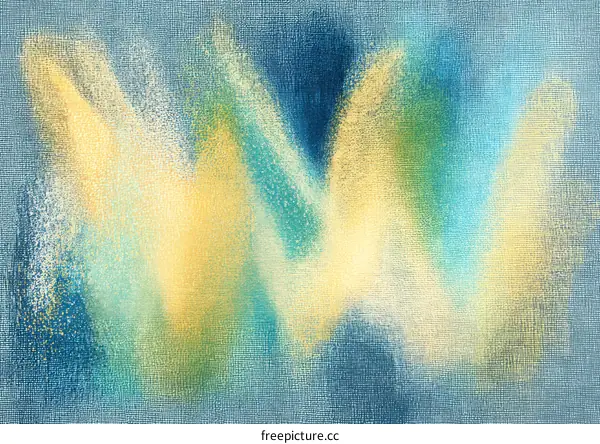 Abstract Painting with Soft Colors and Texture