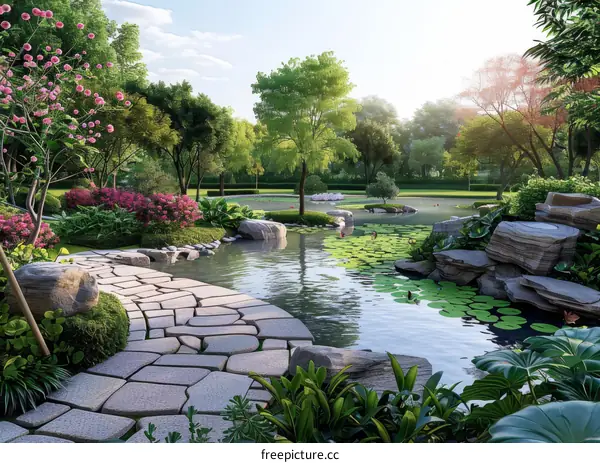 Garden Landscape Design Effect Picture