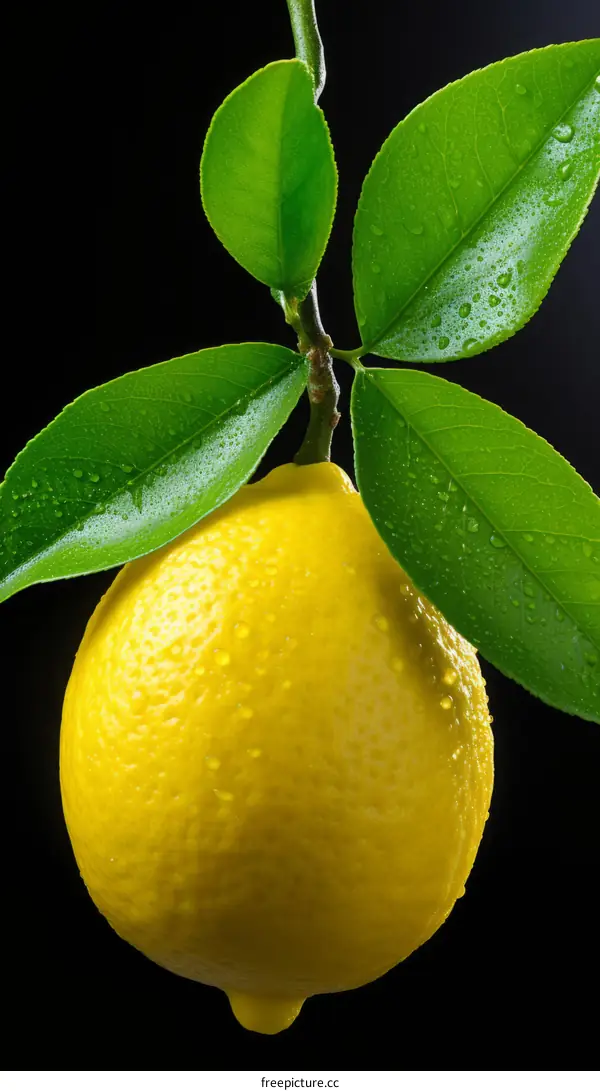 Close-up image of a lemon