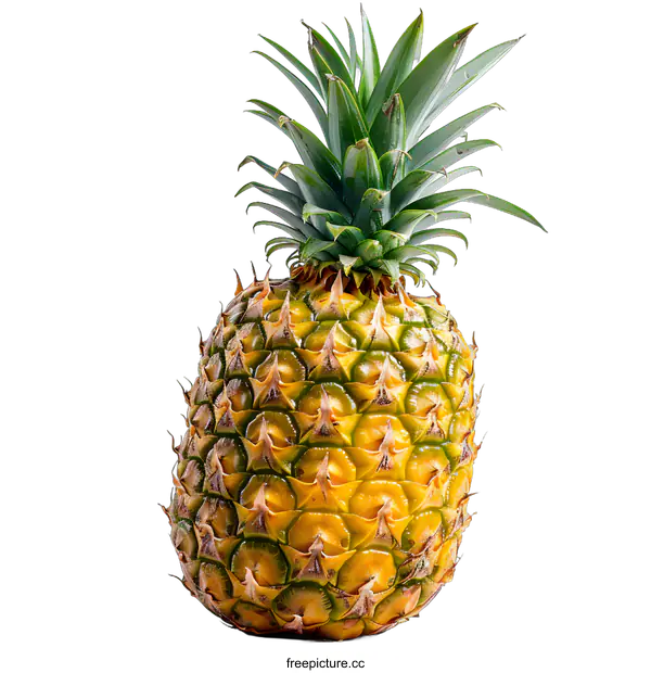 [Transparent Background PNG]Single pineapple