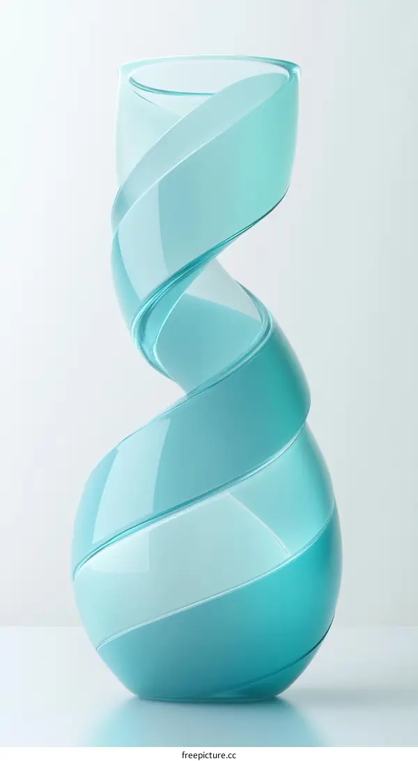 Abstract Modern Glass Vase Design