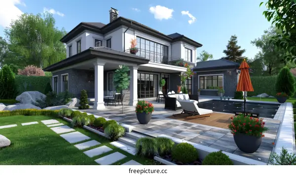 Modern Luxury House with Swimming Pool