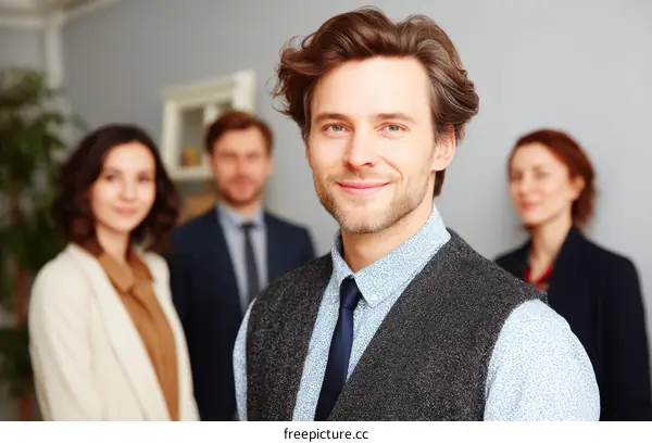 Business People in a Professional Setting