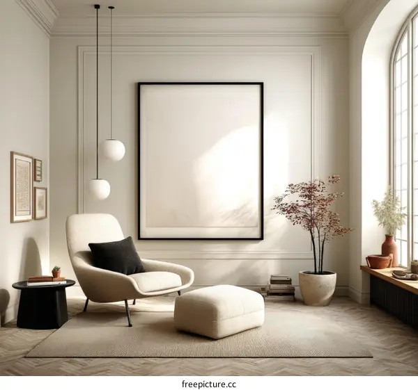 Modern Minimalist Living Room Interior Design