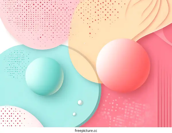 Abstract Colorful Shapes Background