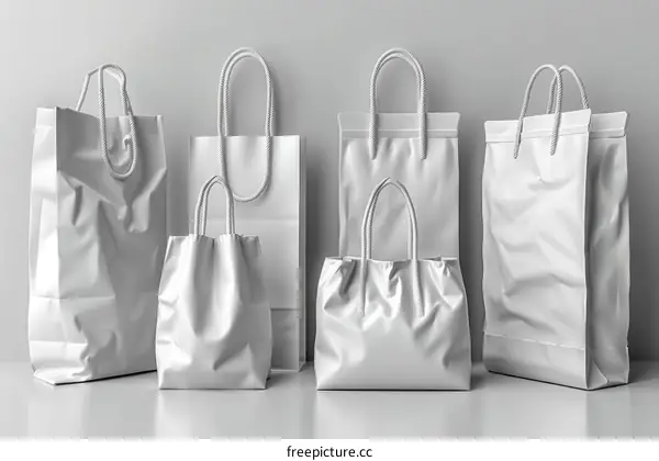 Online shopping paper bags