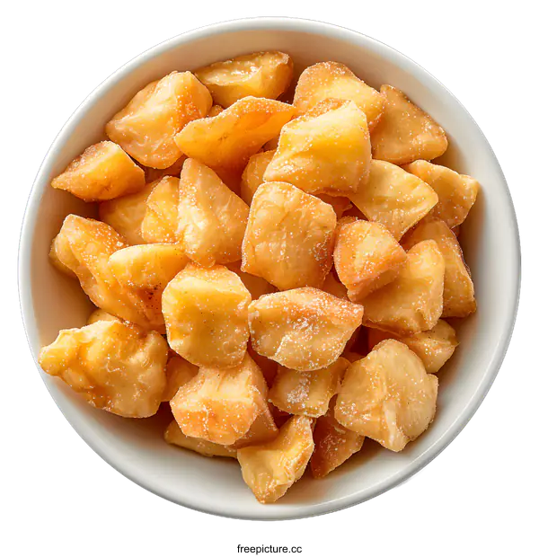 [Transparent Background PNG]Bowl of Roasted Potatoes