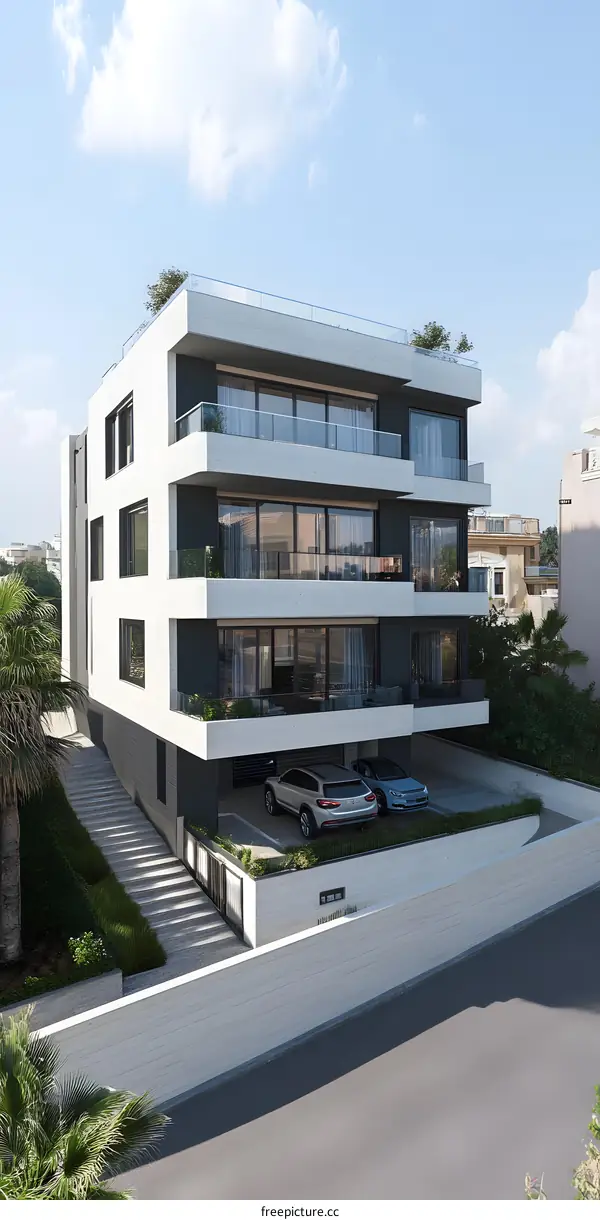 Modern Apartment Building Exterior Design