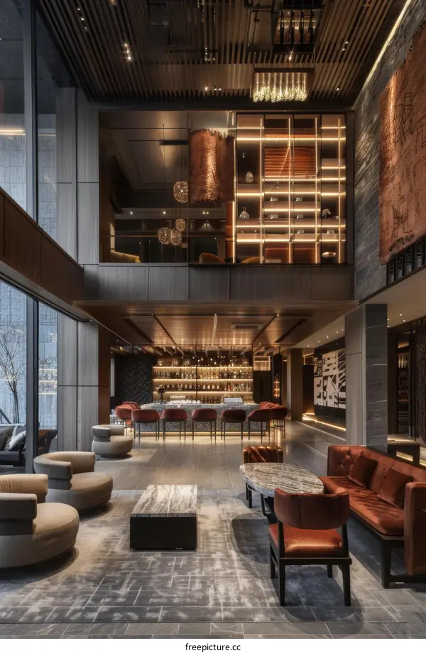 Modern Luxurious Hotel Lobby Interior Design