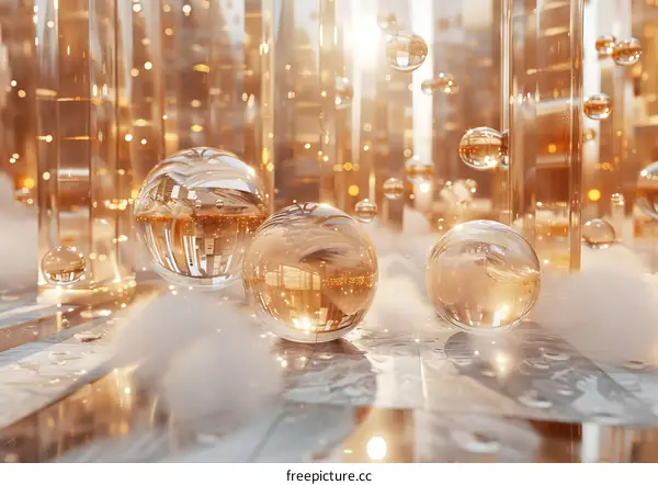 Spheres in a surreal space