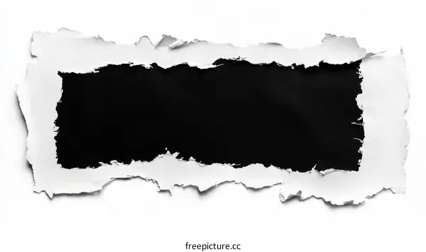 Torn Paper with Black Hole Background