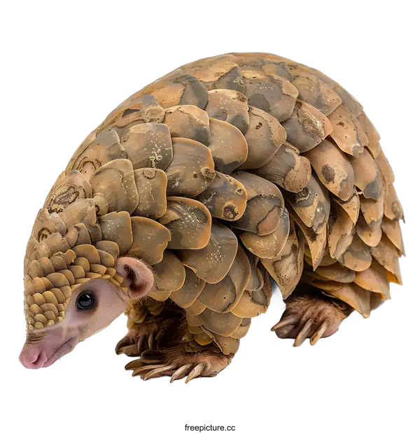 [Transparent Background PNG]A cute pangolin