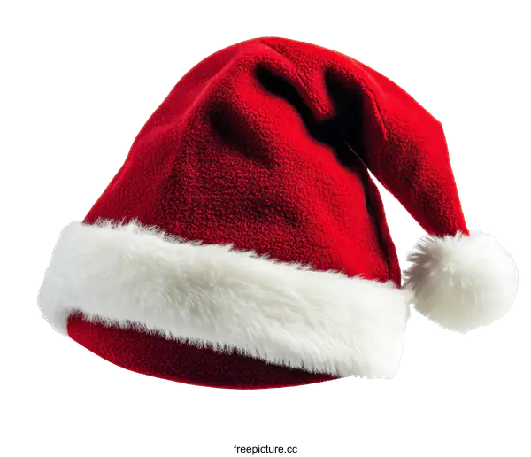 [Transparent Background PNG]Classic Red Christmas Santa Hat
