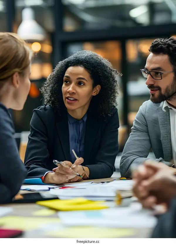 Business Meeting Collaboration Teamwork Discussion