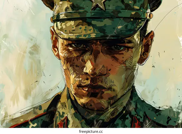 Portrait of a soldier