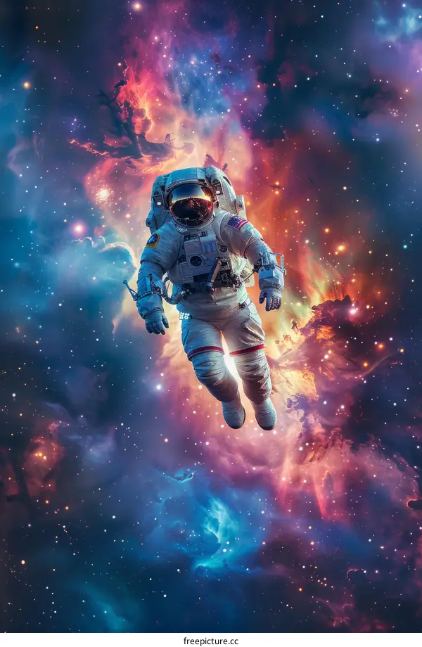 Astronaut Adrift in the Immensity of Space