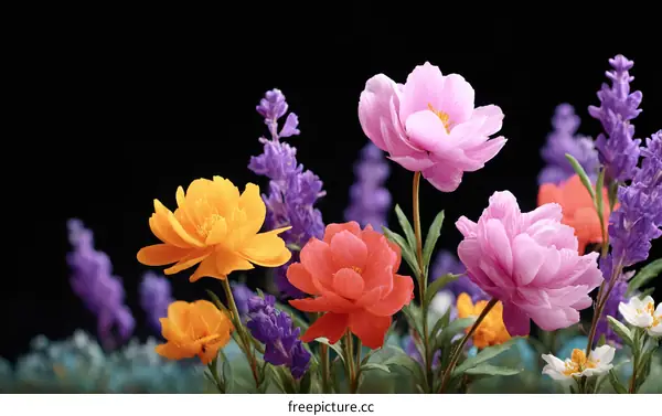 Colorful Flowers in a Floral Arrangement