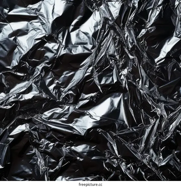 Black plastic texture