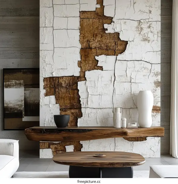 Modern Interior Design with Unique Wall Art