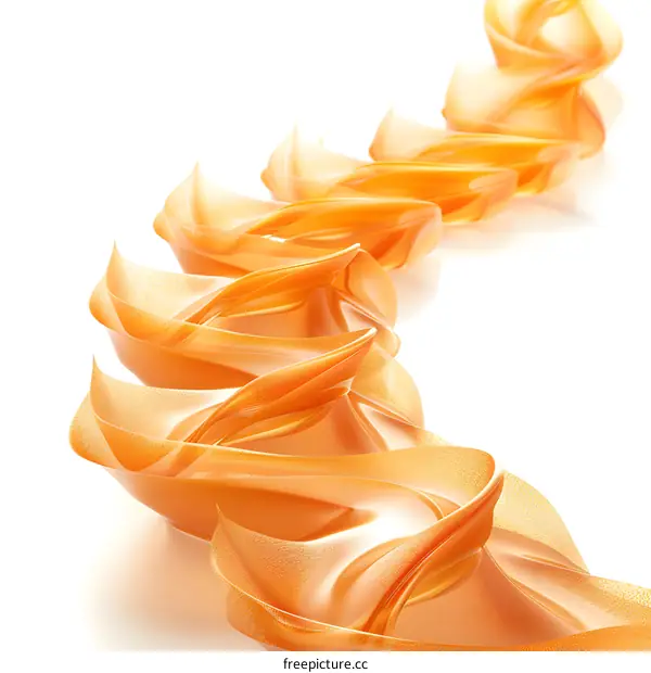 Abstract Golden Wave