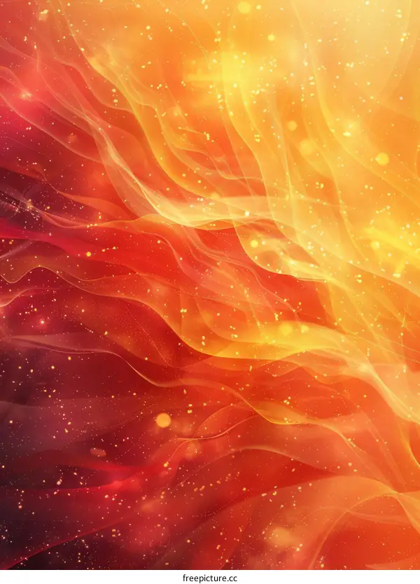 Abstract Orange and Yellow Background Design