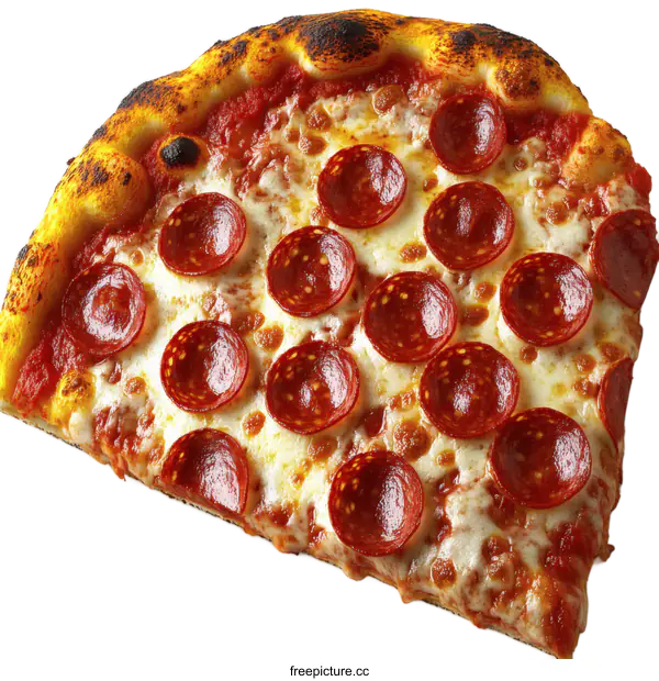 [Transparent Background PNG]Delicious Pepperoni Pizza Slice