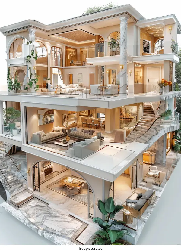 Modern Luxurious House Interior Design