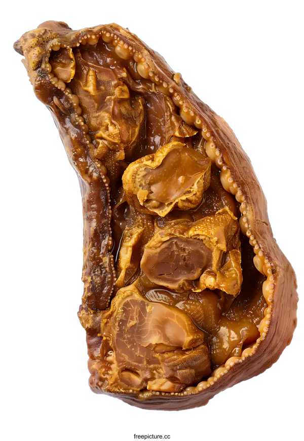 [Transparent Background PNG]Abalone in brown sauce