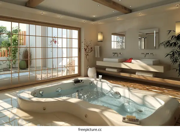 Modern Spa Bathroom Interior Design