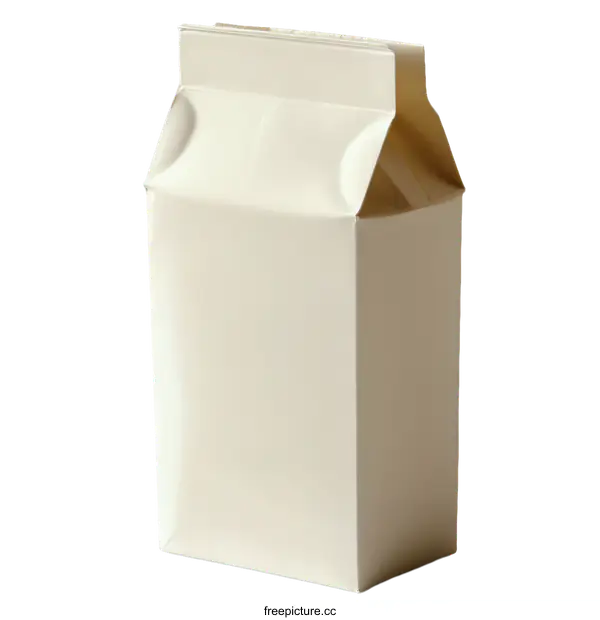 [Transparent Background PNG]Blank Carton Packaging Design for Food Product